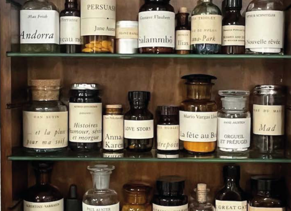 Literary Pharmacy Peter Wüthrich. Three Books and Literary Pharmacy